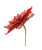 RED FROSTED AND VELVET POINSETTIA SPRAY - C9444