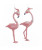MILLENNIAL PINK FLAMINGO ORNAMENT - E0237 MILLENNIAL PINK FLAMINGO ORNAMENT - E0237
