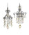METAL OPALESCENT CHANDELIER ORNAMENT - D4497