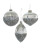 GLASS SILVER ORNAMENT - F2311