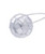 GLASS SILVER MIRRORED BALL ORNAMENT SET OF 24 - D4576-
