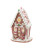 7.87" LED GINGERBREAD HOUSE WITH HEART -  GBJ0045