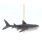 GREAT WHITE SHARK ORN - NB1810