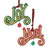 JOY/ NOEL WITH GLITTER - T3368