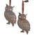 RUSTIC GLAM OWL - T3429