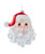 GLASS SANTA HEAD WITH BUBBLE GUM - T3587