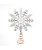 IRIDESCENT SNOWFLAKE TREETOP - J8255