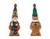 9" FESTIVE MUSIC TALL HAT SANTA - S1051