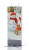 SNOWMAN WITH SLED AND CARDINAL CANDLE - D22026