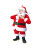 GLITTERED SANTA WITH HEART HANDS ORNAMENT - T3722