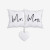 MR AND MRS PILLOWS ORNAMENT - OR2516 MR AND MRS PILLOWS ORNAMENT - OR2516