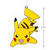 POKEMON PIKACHU METAL ORNAMENT - 3HCM2354