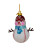 BASEBALL SNOWMAN ORNAMENT - NB1823