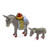 MOTHER AND BABY DONKEY MINI FIGURE NATIVITY PIECES - 08-41124