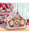 7.87" LED GINGERBREAD HOUSE WITH WHITE ICING - GBJ0049 7.87" LED GINGERBREAD HOUSE WITH WHITE ICING - GBJ0049