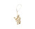 DOLFI ITALIAN HAND CARVED SANTA CLAUS ORNAMENT - 37029