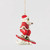 SNOWBOARDING SANTA ORNAMENT - JIM SHORE - 6017011