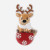 REINDEER SITTING ON CHRISTMAS BAUBLE ORNAMENT - OR3047