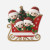 FAMILY OF 4 IN RED SLEIGH ORNAMENT - OR2904-4