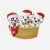 FAMILY OF 3 DALMATIAN PUPPY ORNAMENT - OR2910-3
