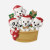 FAMILY OF 4 DALMATIAN PUPPY ORNAMENT - OR2910-4