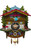 MINI CUCKOO CLOCK WITH DEER AND MUSHROOM - 0145QP