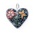 COLORFUL HEART EMBROIDERED ORNAMENT - OEW-HRT-FD-B