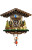 MINI CUCKOO CLOCK WITH GIRL ON SWING SOUND - 0174SQ