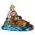 OTTER WITH PUP - 12713