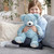 CANDY MCCUDDLES BLUE PLUSH TEDDY BEAR - 6017982