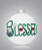 BLESSED NATIVITY GLASS ORNAMENT - 2501