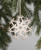 SWEDISH WOODEN DEER SNOWFLAKE ORNAMENT - 973.186
