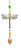 A DRAGONFLY'S CHARM BEADS AND BELL - MBH-850