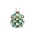 EMERALD CHECK LIDDED SUGAR BOWL - 89211-1040