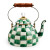 EMERALD CHECK 3 QUART TEA KETTLE - 89236-1040
