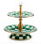 EMERALD CHECK TWO TIER SWEET STAND - 89425-1040