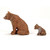 DICKENS - HENRY'S BEAR EXHIBIT SET OF 3 - 6014725