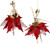 10" RED BALLERINA ORNAMENT - 36-54236