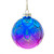 GLASS PURPLE PEACOCK SINGLE ORN - GG1090 GLASS PURPLE PEACOCK SINGLE ORN - GG1090