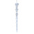 CLEAR ICICLE WITH GLITTER - J9037