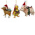 FARM ANIMAL AND SANTA HAT - TD1640