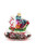 ROCKING HORSE WITH GIFTS GLASS ORNAMENT - MADE IN POLAND - 53913-2326