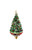 TREE SPINNING TOP GLASS ORNAMENT - MADE IN POLAND - 53913-2335