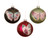 BUTTERFLY GLASS BAUBLE - 051080