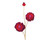FLOWER SPRAY - OXBLOOD - 708083