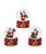 SANTA WITH RED BASE MINI WATER GLOBE - F2210 SANTA WITH RED BASE MINI WATER GLOBE - F2210