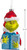 THE GRINCH BLOWN GLASS ORNAMENT - 3HCM3698