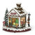 9" LIGHTED MUSICAL ICE CREAM SHOP WITH SANTA - 138542
