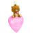 BABY GIRL BEAR BABY'S FIRST CHRISTMAS ORNAMENT - 92519