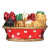 PUPPIES IN A BASKET ORNAMENT - 12700